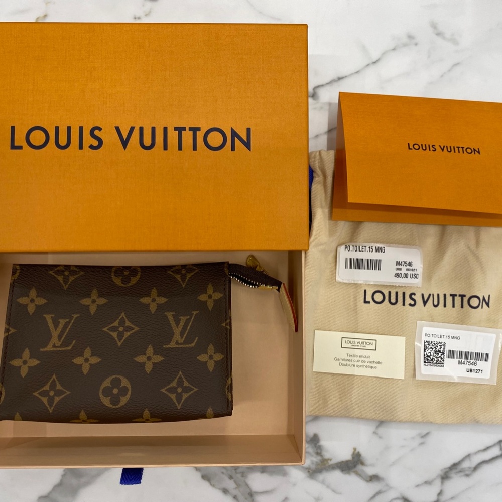 Louis Vuitton Toiletry Pouch 15 in Monogram